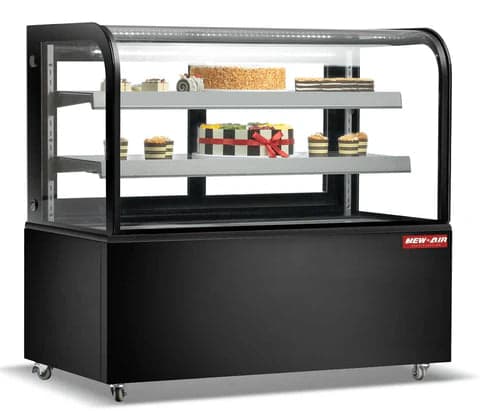 New Air NDC-48-CG 48″ Curved Refrigerated Display Case