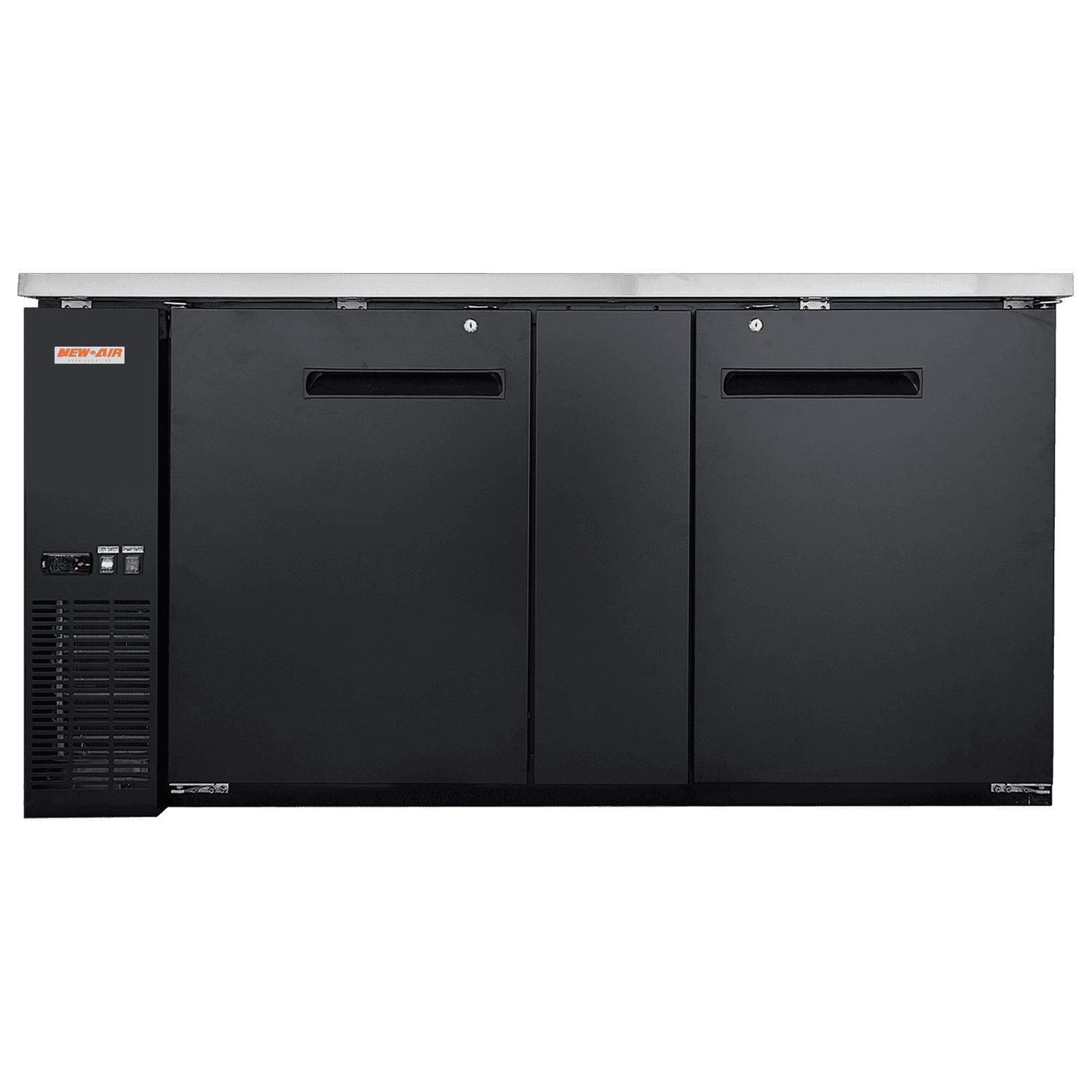 New Air NBB-72-SB 72″ Solid 2-Door Back Bar Refrigerator