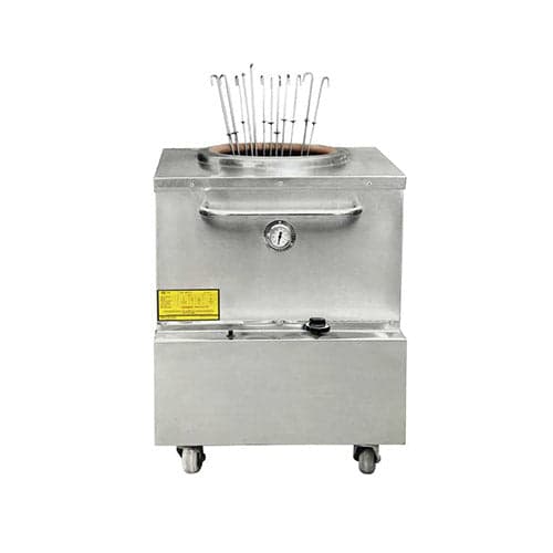 Omcan Natural Gas Stainless Steel Tandoor Clay Oven – 48,000 BTU