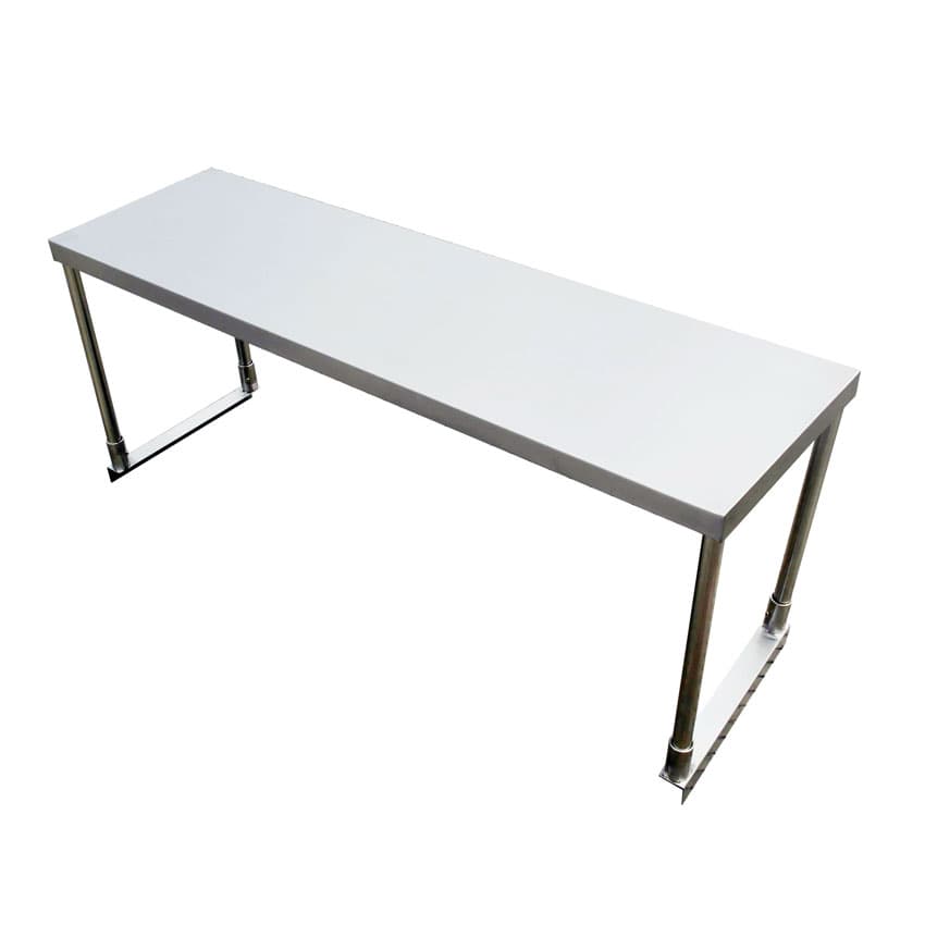 48" Stainless Steel Single Deck Overshelf