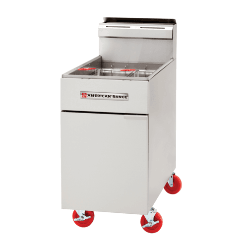 American Range AF-75-LP 75 Lb Floor Tube Fired Propane Gas Fryer