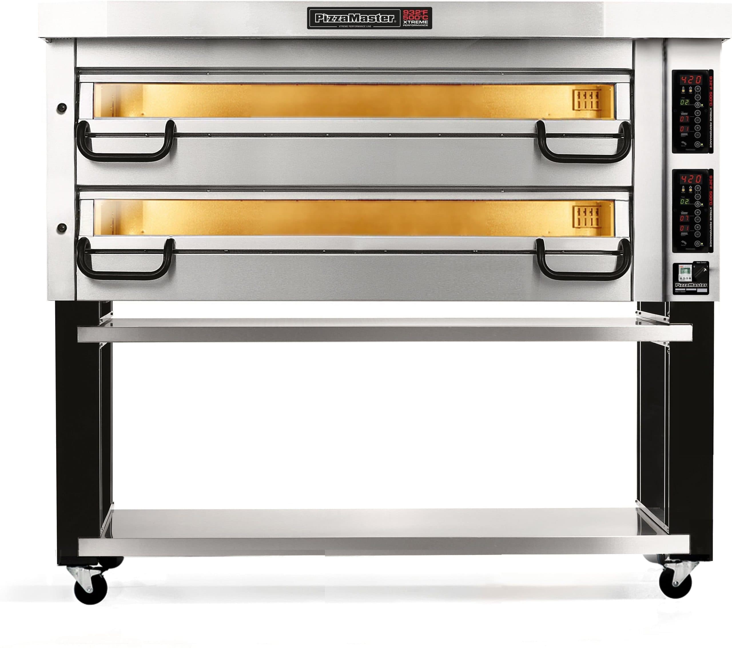 PizzaMaster - 700 Series 4 Stone Hearth, 2 Deck, Modular Electric Pizza Oven - PM 742ED