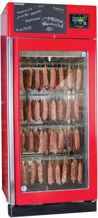 StagionelloEvo® 150KG Cabinet with Climatouch® and Fumotic® – Red