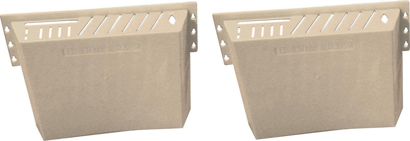 Tan Plastic Knife Rack