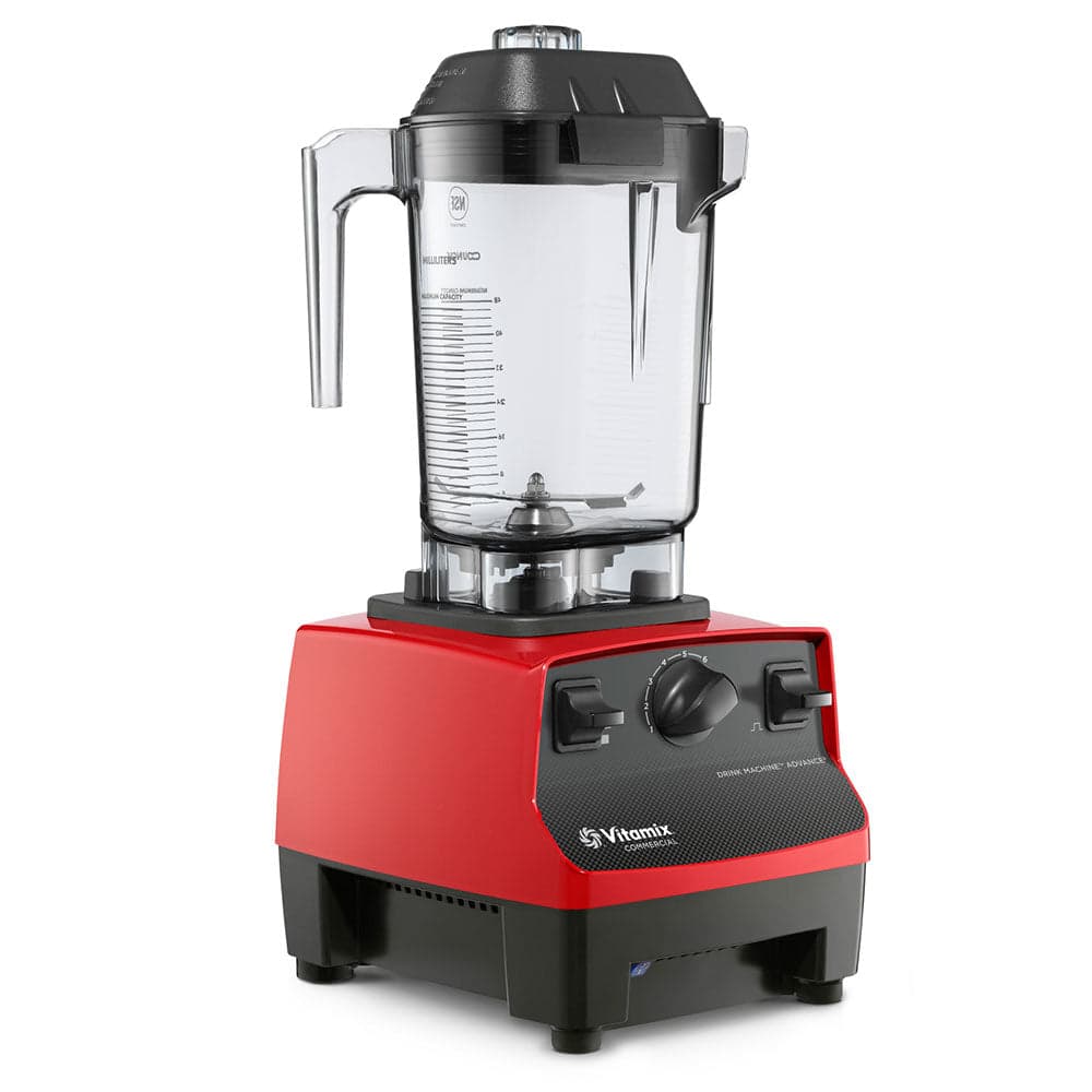 Vitamix 62825 48 Oz. The Drink Machine Red Advance Blender – 120V/2.3 Hp