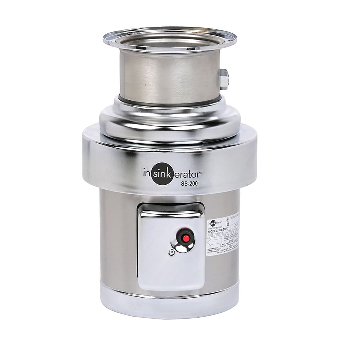 Stainless steel foodservice food waste disposer