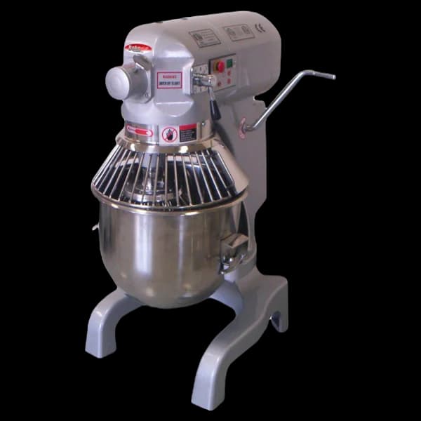 BakeMax BMPM020 Commercial Floor Model Heavy Duty Electric 20-Quart 3-Speed Gear Driven Planetary Mixer