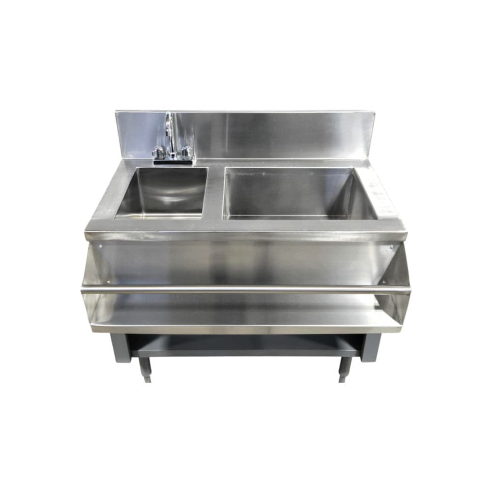 Omcan  Ice Bin with Sink and Faucet