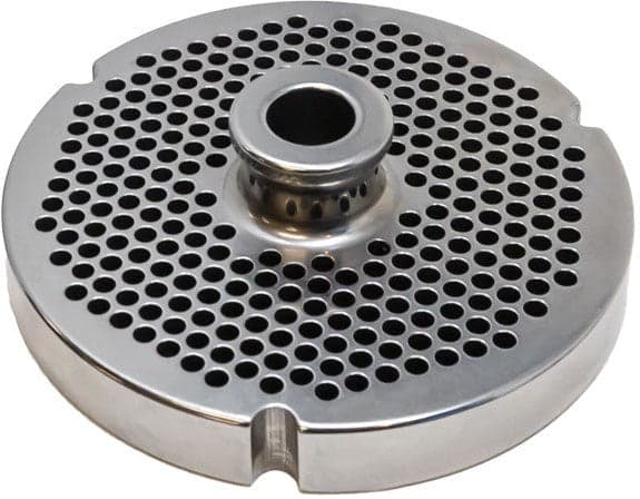 Stainless Steel #32 machine plate with hub 3.5mm (9/64″) – three notches/ round