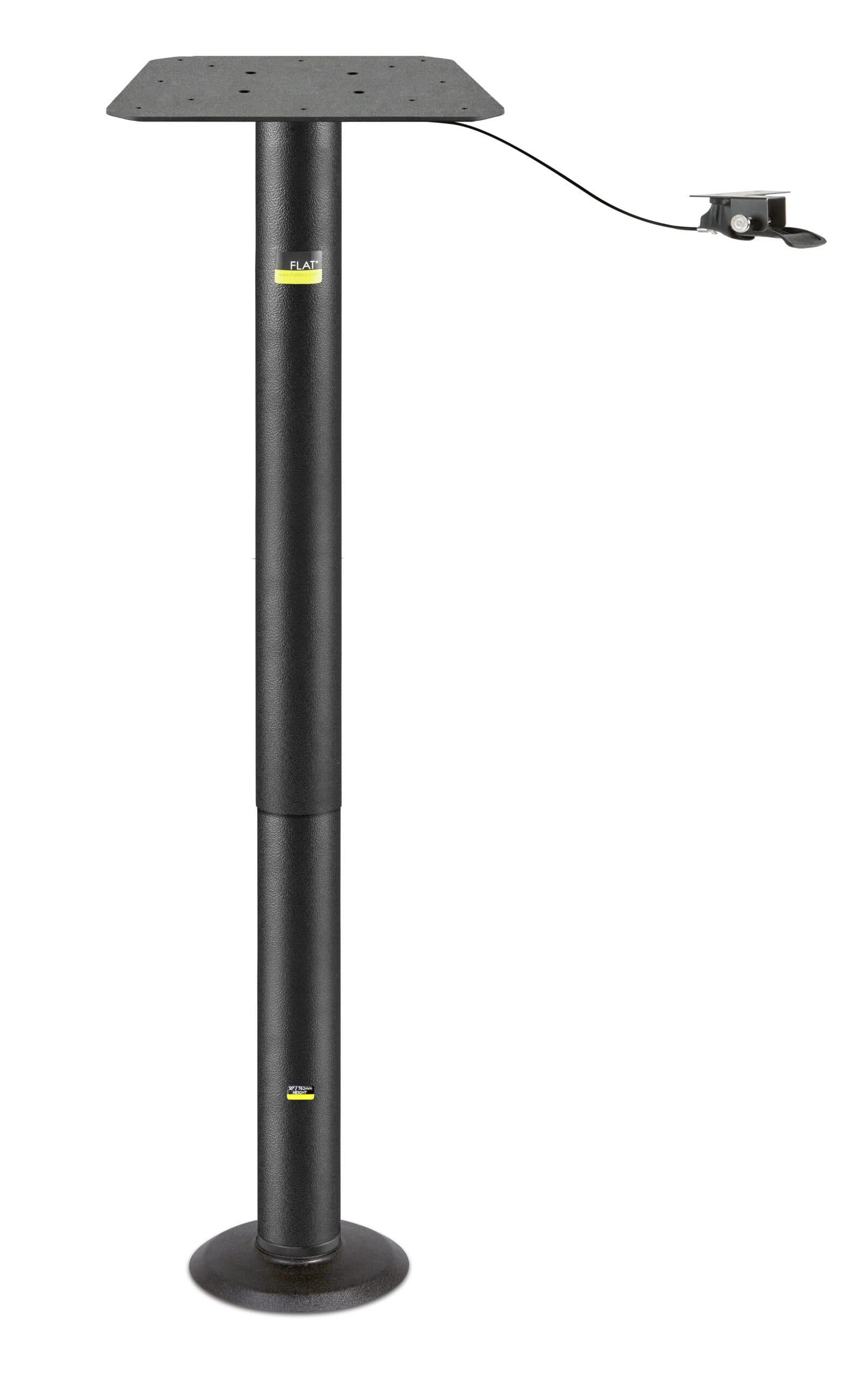 FLAT Tech – Bolt-Down Table Base (with Height-Adjustable Pneumatic Post) – CT7000