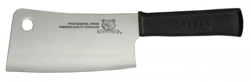 6" Stainless Steel Cleaver with Polypropylene Handle