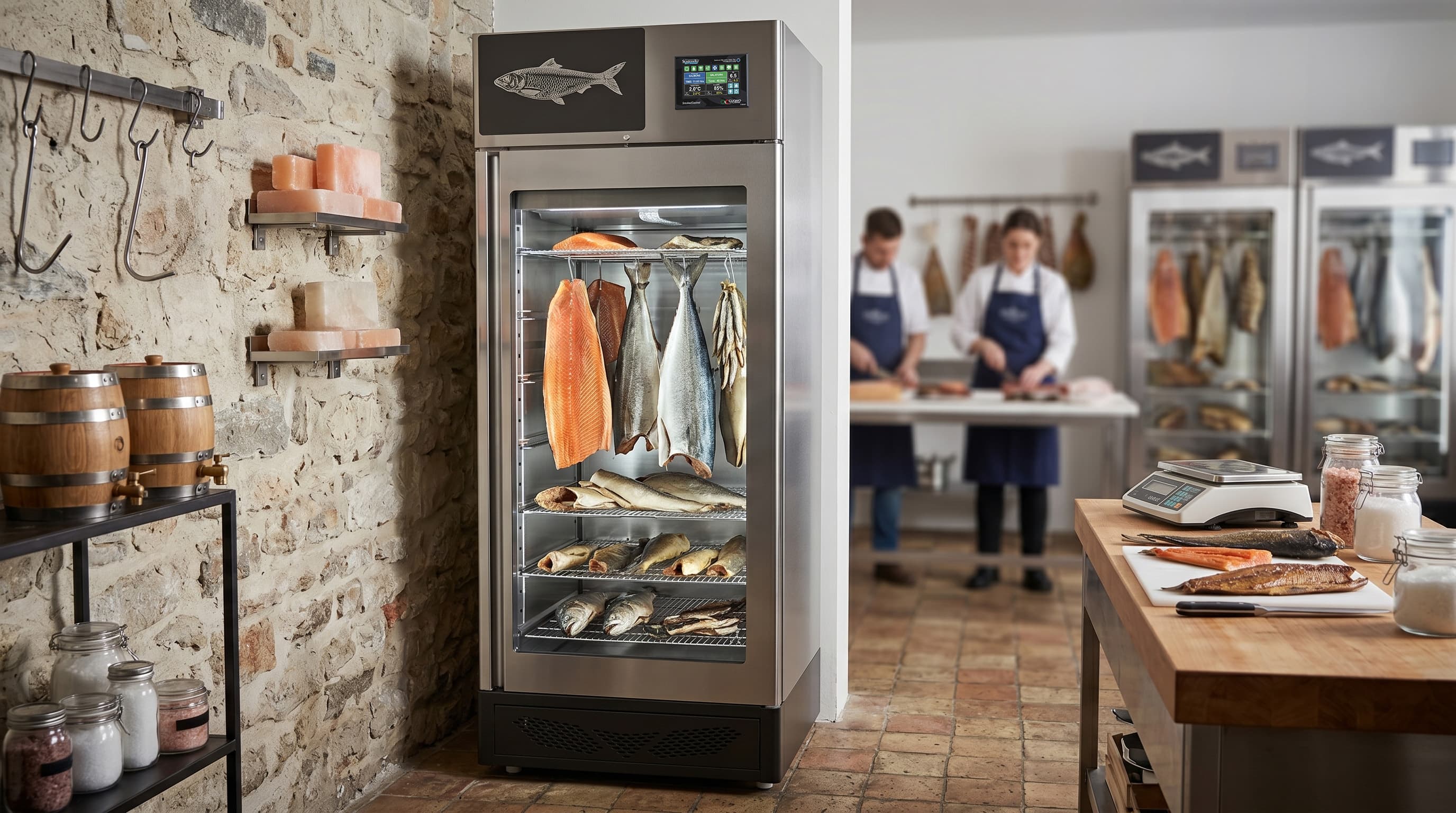 Pesciugatore® Fish Curing Cabinet with 330 LB/150 KG Capacity