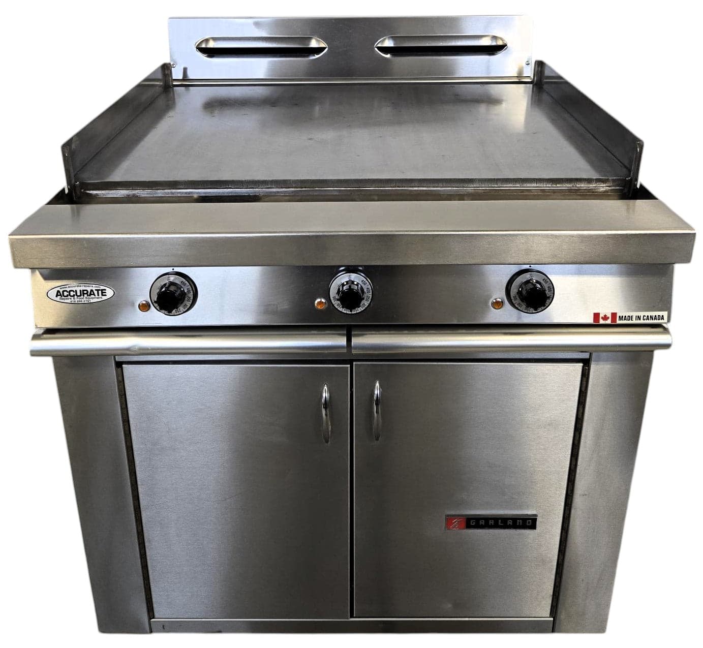 Garland 10-22S Heavy Duty 36 in Electric Griddle with Cabinet