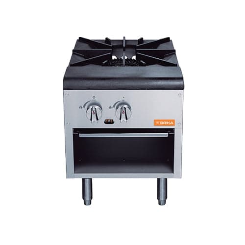 Brika BSP-18 18″ Natural Single Burner Stock Pot Range
