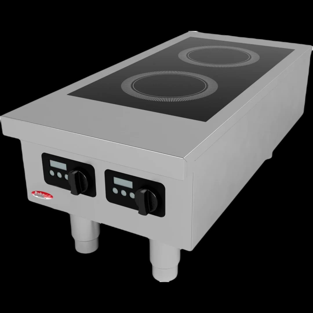 BakeMax BMPLS7IND010 Countertop 2 Burner Induction Cooker