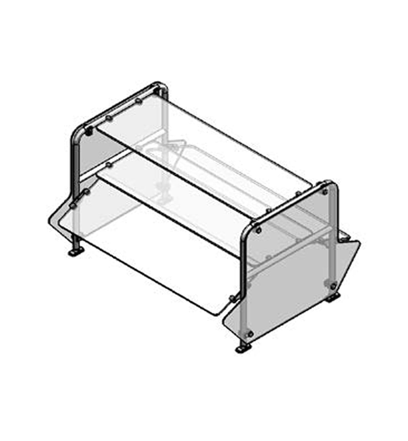 Randell – Serving Line Breath Guard Bent Models – RSB-DTDSNA