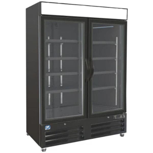 COLDZONE – R49-G2S/B MERCHANDISER REFRIGERATOR BLACK 49IN 49″