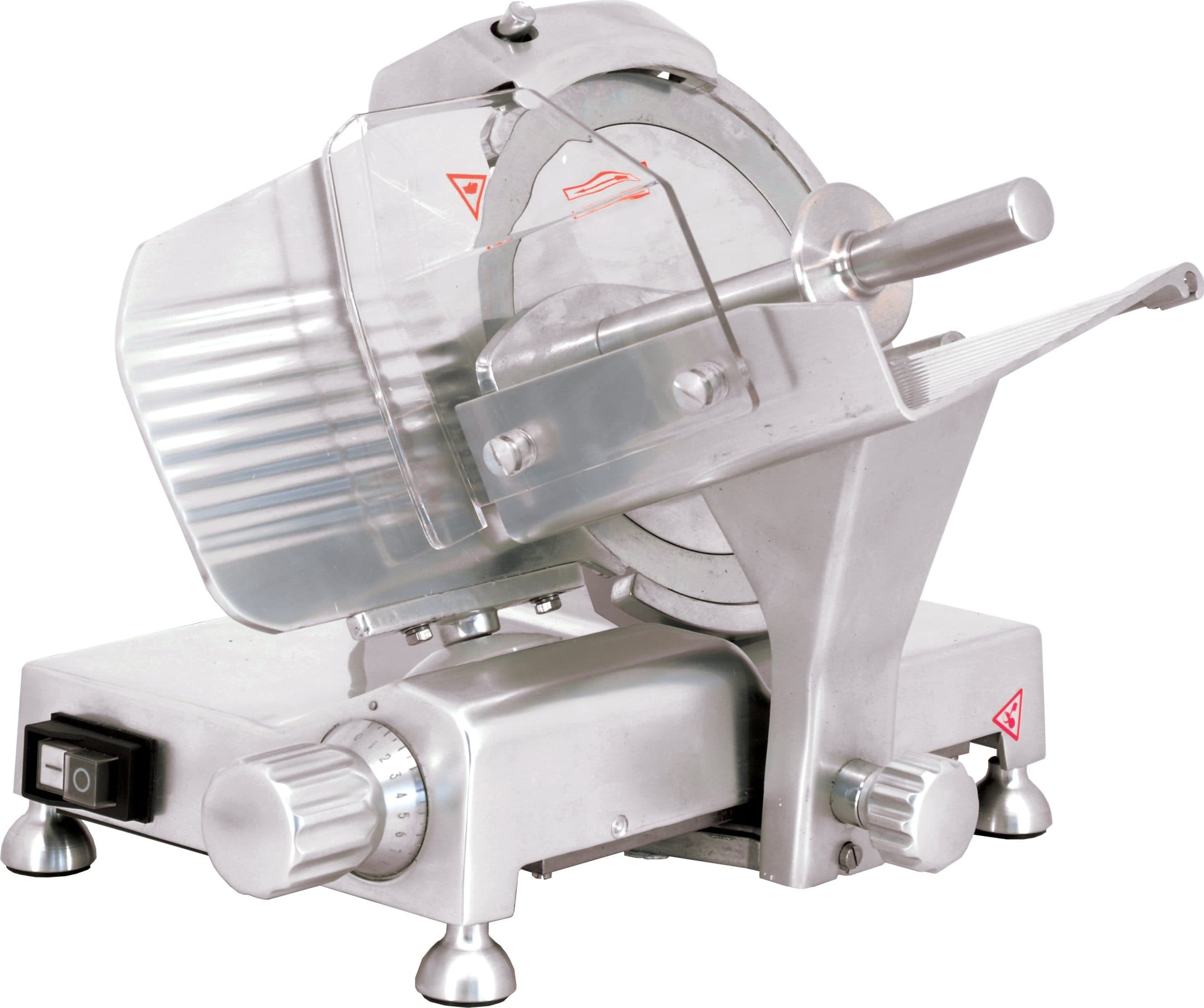 Omcan 9″ Belt-Driven Meat Slicer with Blade Locker (Quebec Safety Standards) – 110 V, 0.16 HP