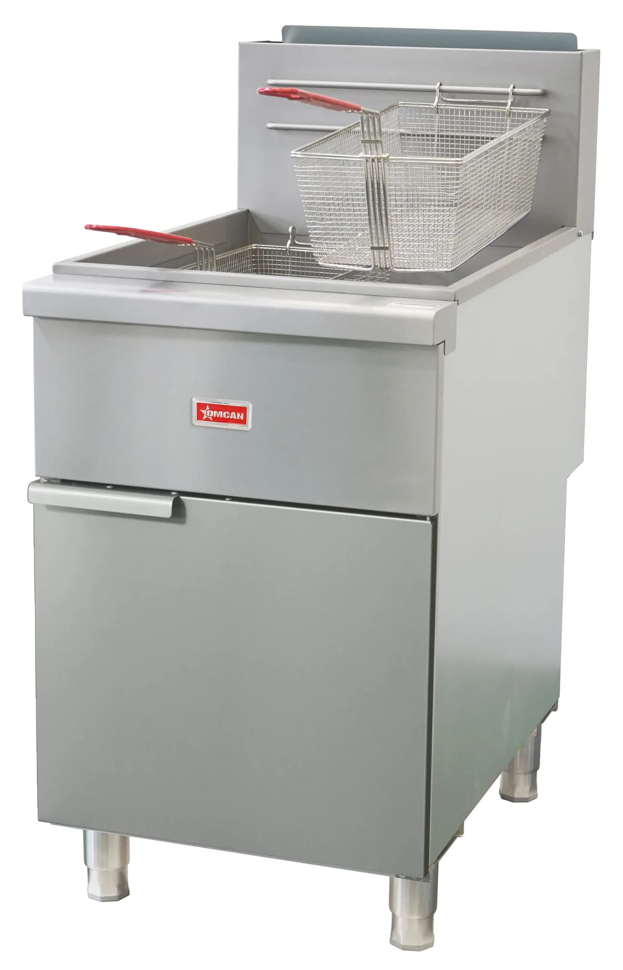 75 – 80 lb Single Tank Tube-Fired Natural Gas Floor Fryer – 150,000 BTU