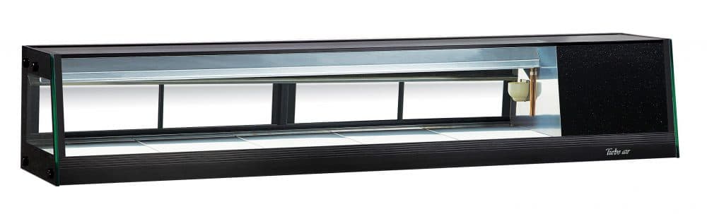 Turbo Air – 70″ Stainless Steel Straight Glass Refrigerated Sushi Case with Right Side Compressor – SAS-70R-N (ETA 5-6 Weeks)
