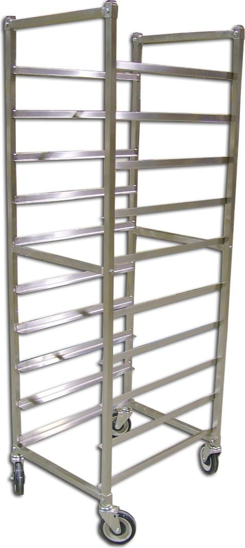 Stainless Steel Bun Pan Rack with 10 slides and 6″ spacing
