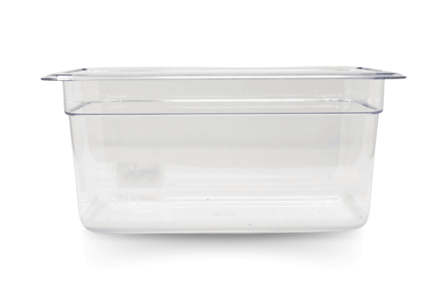 GN 1/3 Third-size Polycarbonate Clear Food Pan, 6″ Deep