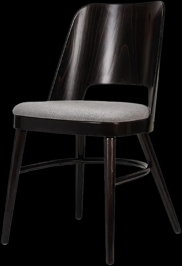 ATS AR-570 Curved Wood Back Chair