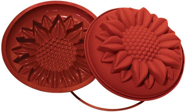 Silikomart – 10.25" x 2.75" Silicone Sunflower Baking Mould – SFT252