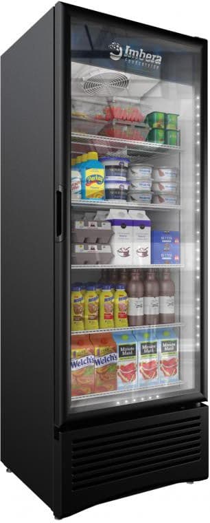 Imbera 30″ One (1) Glass Door Refrigerator, 19.2 cu.ft. (544), Black