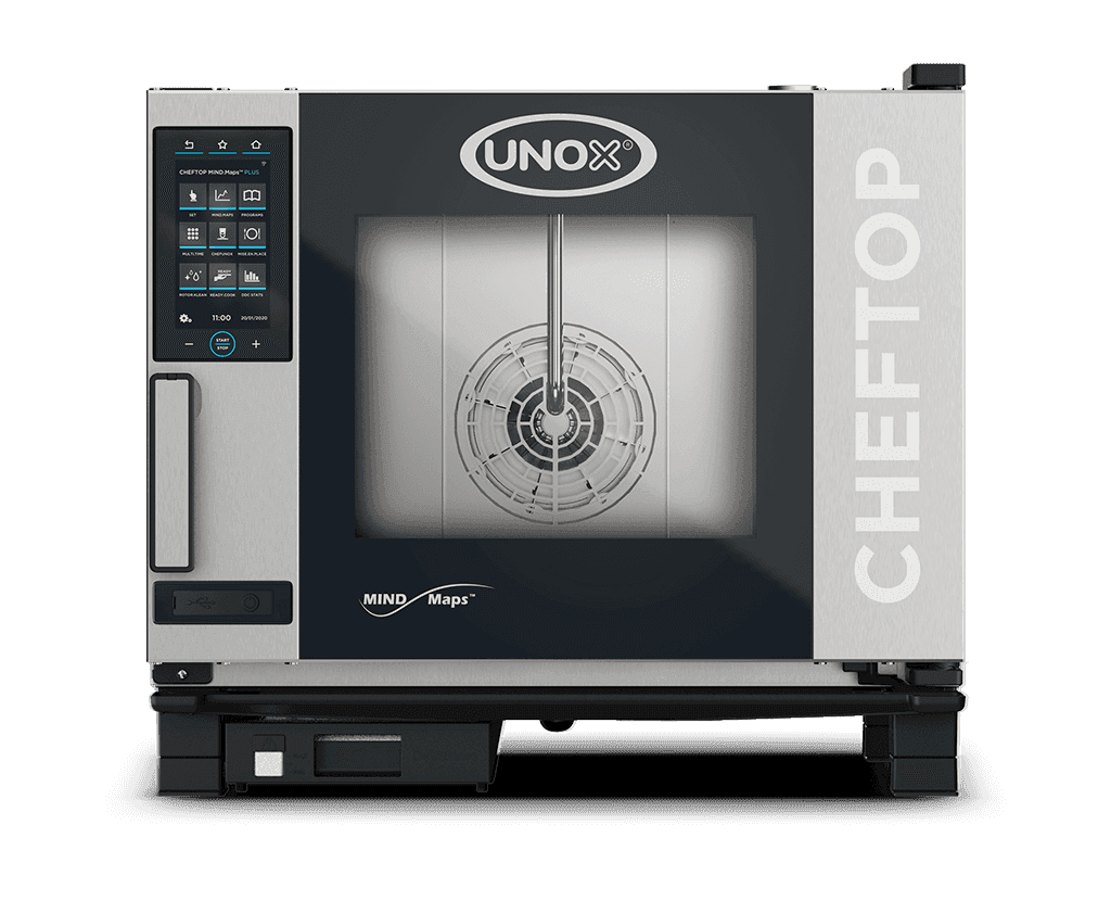 Unox – CHEFTOP MIND.Maps PLUS Electric Combi Oven, 5 Trays GN 1/1, Left-Hinged – XAVC-0511-MPLM