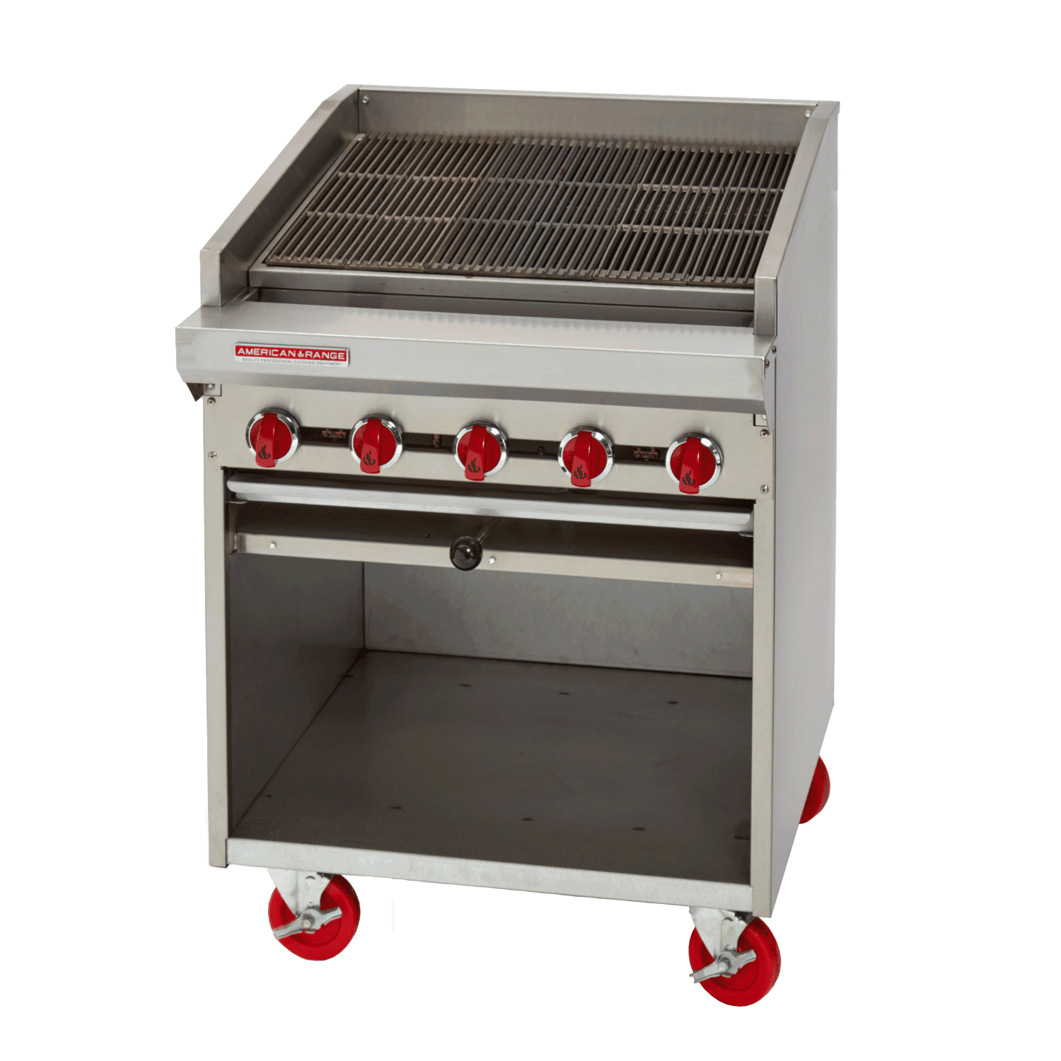 American Range – 36″ Stainless Steel Adjustable Top Radiant Broiler With Cabinet Base – ADJF-36
