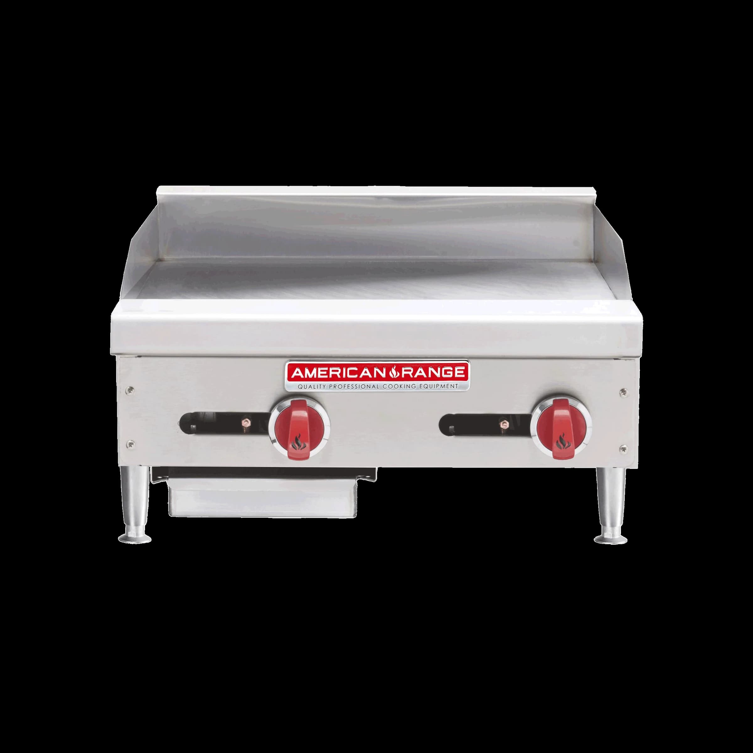 American Range – 24″ Manual Thermostatic Griddle, Stainless Steel – ARMG-24