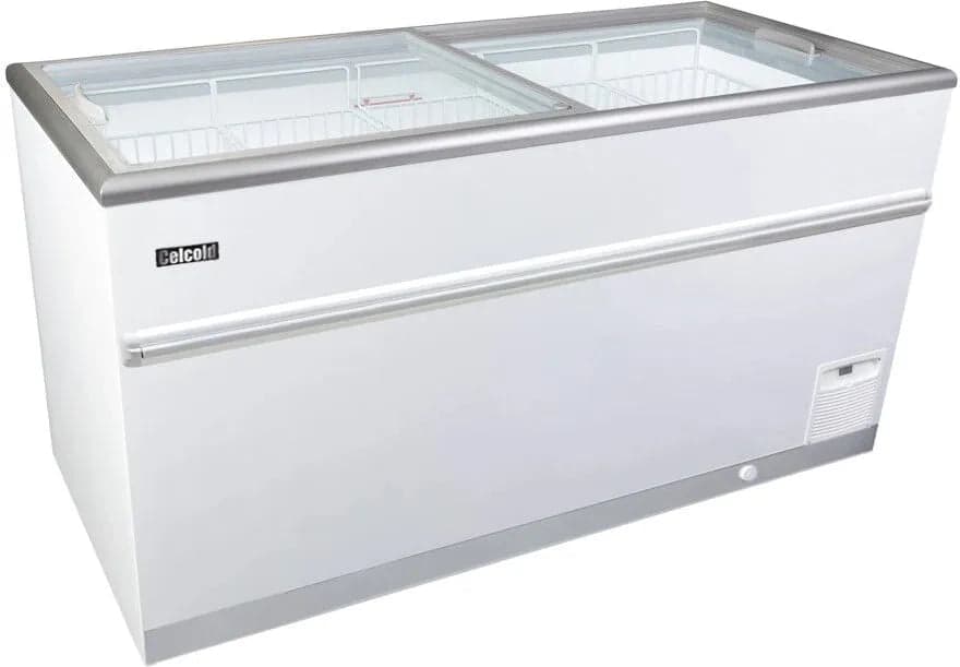 Celcold - 61" Commercial Ice Cream Dipping Cabinet Freezer - CF61ESG
