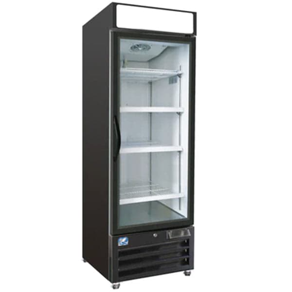 COLDZONE – 1 DOOR GLASS 26″ FREEZER