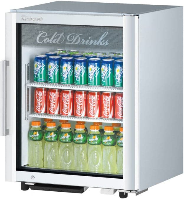 Turbo Air - 25" Super Deluxe White Countertop Display Refrigerator with Swing Door - TGM-5SDW-N6 (ETA 5-6 Weeks)
