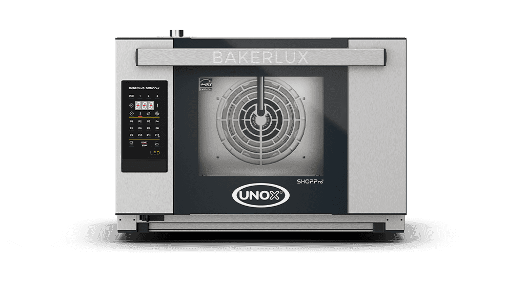 Unox – BAKERLUX SHOP.Pro LED Electric Convection Oven with Humidity, 3 Trays 460 x 330 mm, Drop-Down Door – XAFR-03HS-ELDV