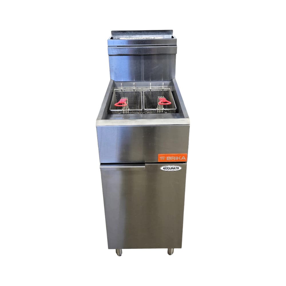 Brika BFR-40-NG 40lb Deep Fryer - Natural Gas