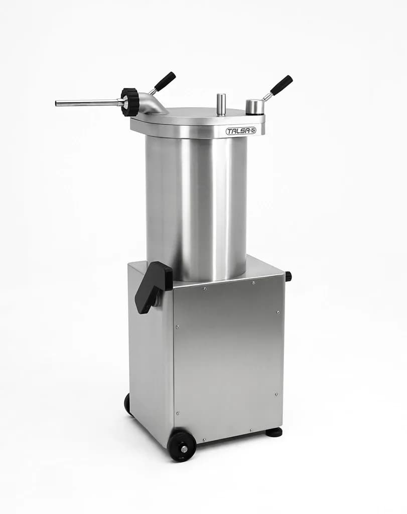 Trento 28 kg / 65 lb Hydraulic Piston Sausage Stuffer in Stainless Steel 208-220V/60hz/3PH
