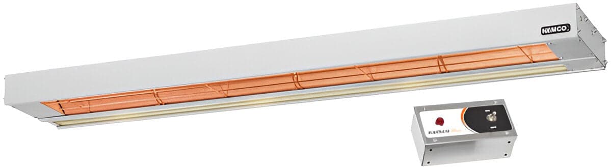 Nemco - 208V 60" Single Infrared Strip Warmer with 69007 Remote Control Box - 6155-60-208 (ETA 4-6 Weeks)