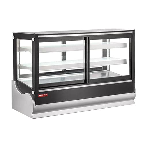 New Air NCDC-48-SV 48″ Square Countertop Display Case