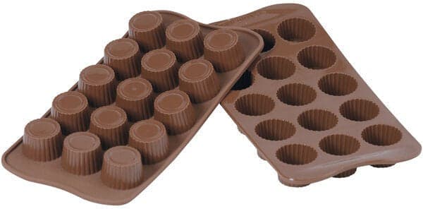 Silikomart – Silicone Brown 15 Compartment Easter Chocolate Mold – SCG07