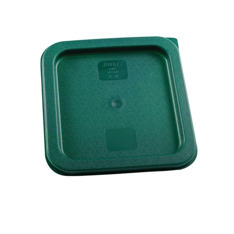 Green Polyethylene Lid for 2 / 4 qt Storage Containers