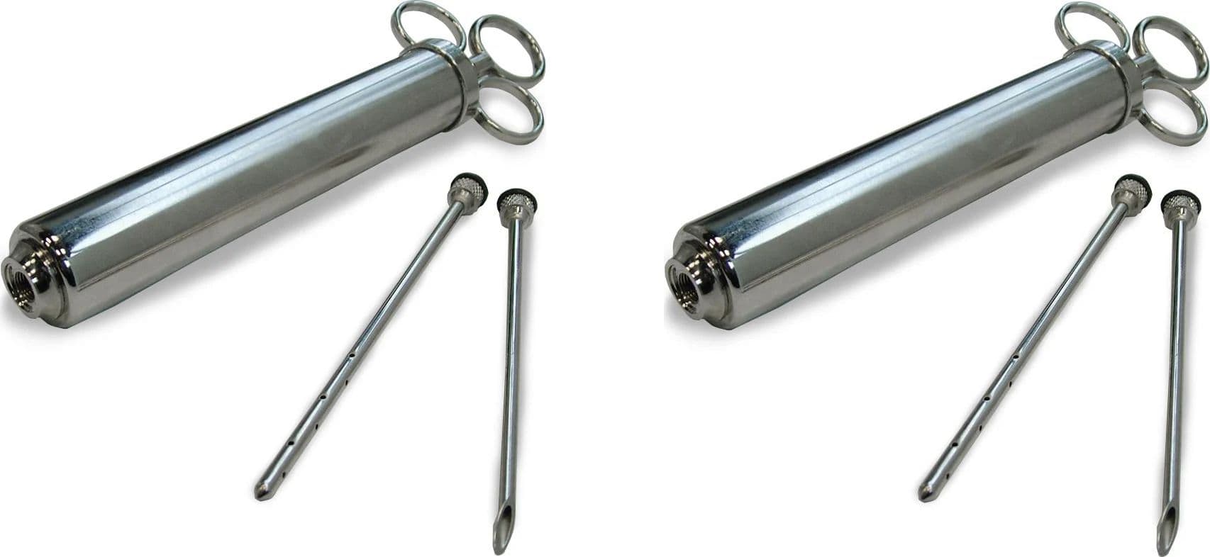 4 oz Long Meat Pump with 2 Nickel-plated Brass Needles