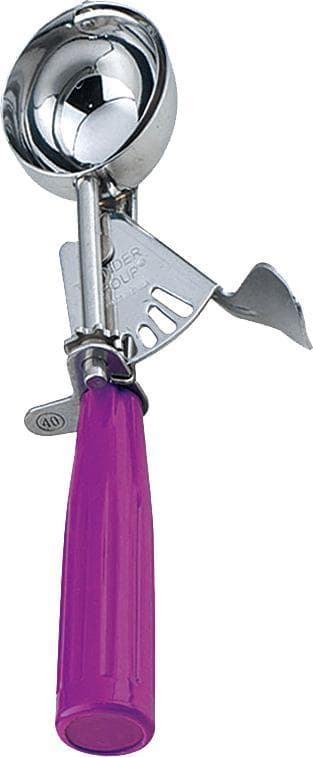 7/8 oz Ice Cream Disher with Purple Plastic Handle (size 40)