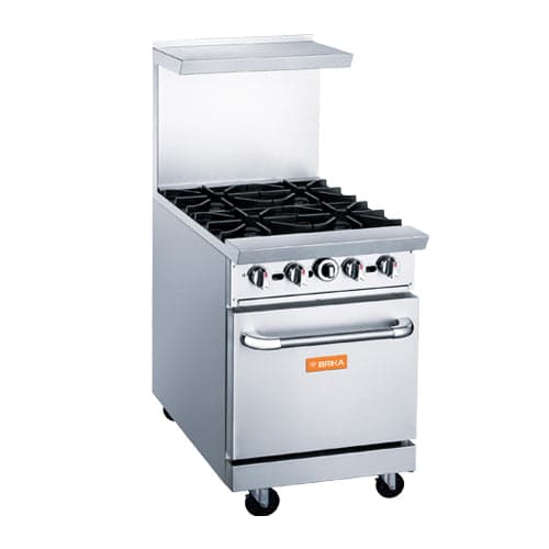 Brika BGR-4B″ Propane Gas Range With 4 Open Burner