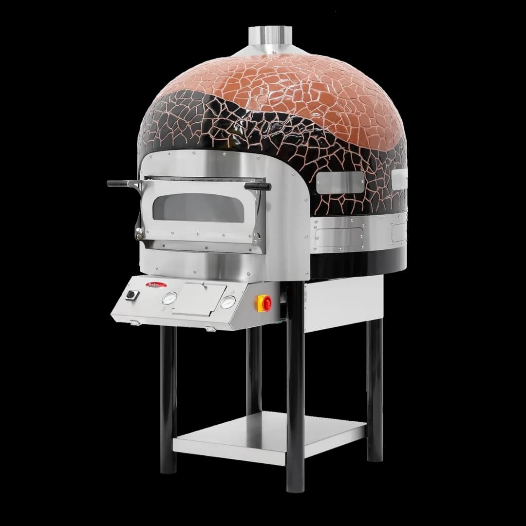 BakeMax BMSPO01 Commercial Floor Model Electric Rotating Pizza Oven