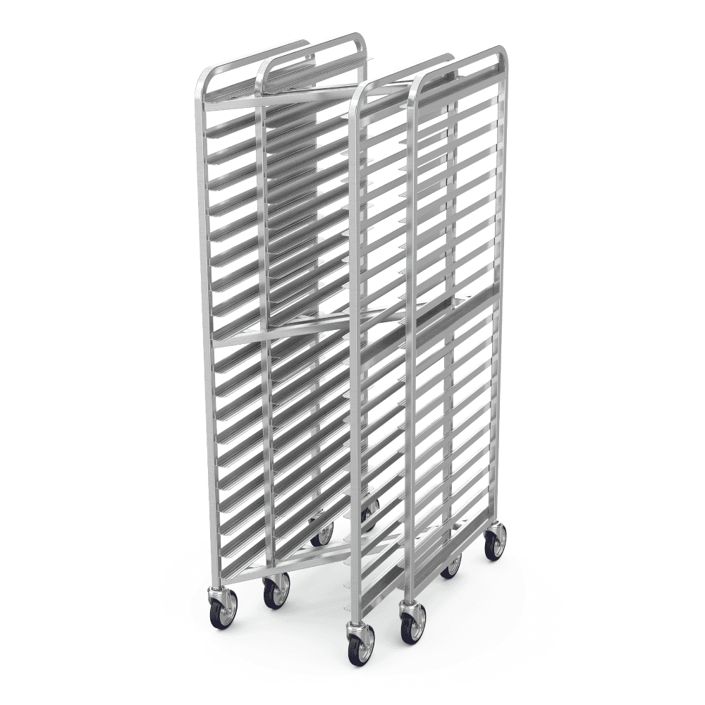 Winholt – 10-18″ Trays Stainless Steel Heavy Duty, End Loading Nesting Pan Racks – SS-1810N