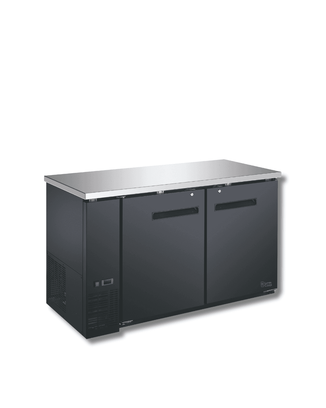 LUMIN COOL BC49-24-SOLID Back Bar Cooler, Solid Doors, 24" Deep