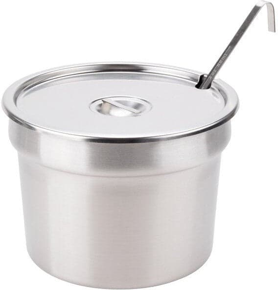 Nemco – 11 QT Stainless Steel Inset Kit with Cover and Ladle – 66088-10 (ETA 4-6 Weeks)