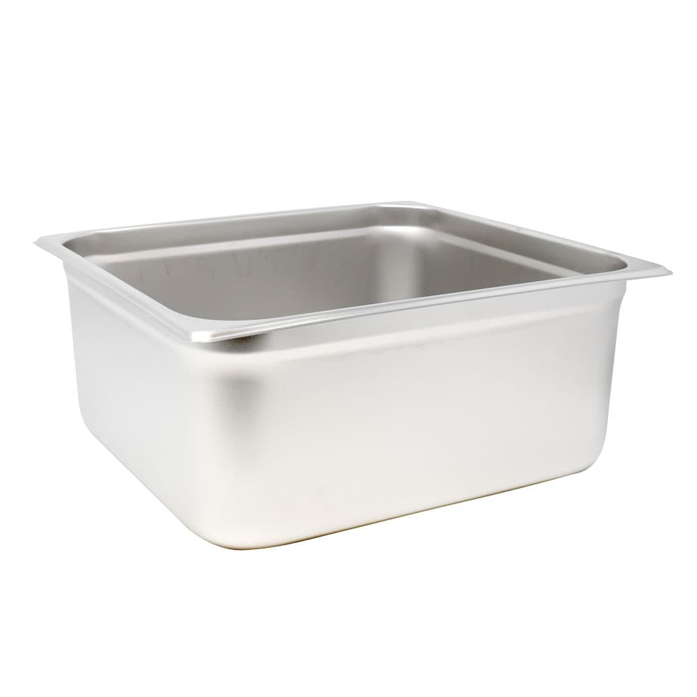 GN 2/3 Two-Third-Size Anti-Jam Stainless Steel Steam Table Pan – 6″ Deep